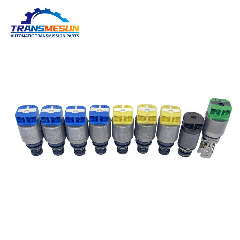 La transmission automatique Transmesun est livrée en série de 9 kits de réparation de soupapes solénoïdes 8HP-50 pour BMW Série 3 F30 OE 0501221287