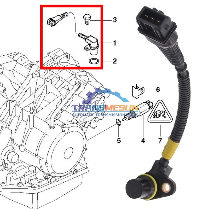 Capteur de vitesse de transmission 24357518732 pour le Mini Cooper R50 R52 1.6L GACVT16Z
